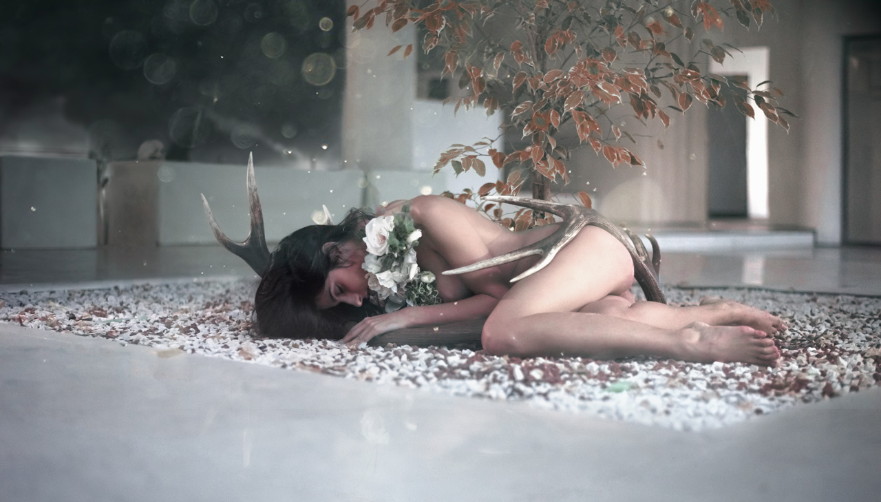 A photo from the making of the album.